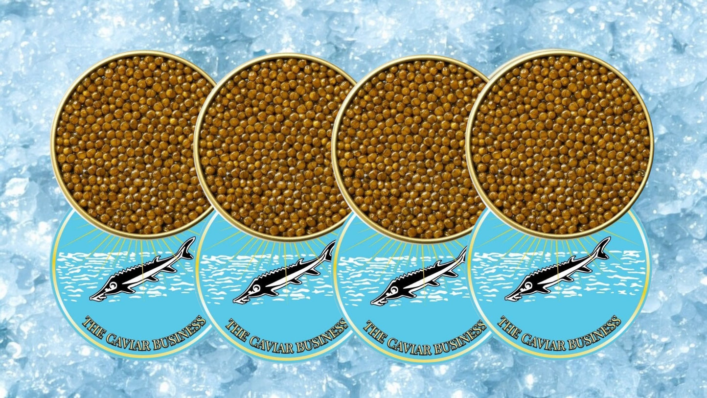 4x125g (500g total) Imperial Gold Caviar